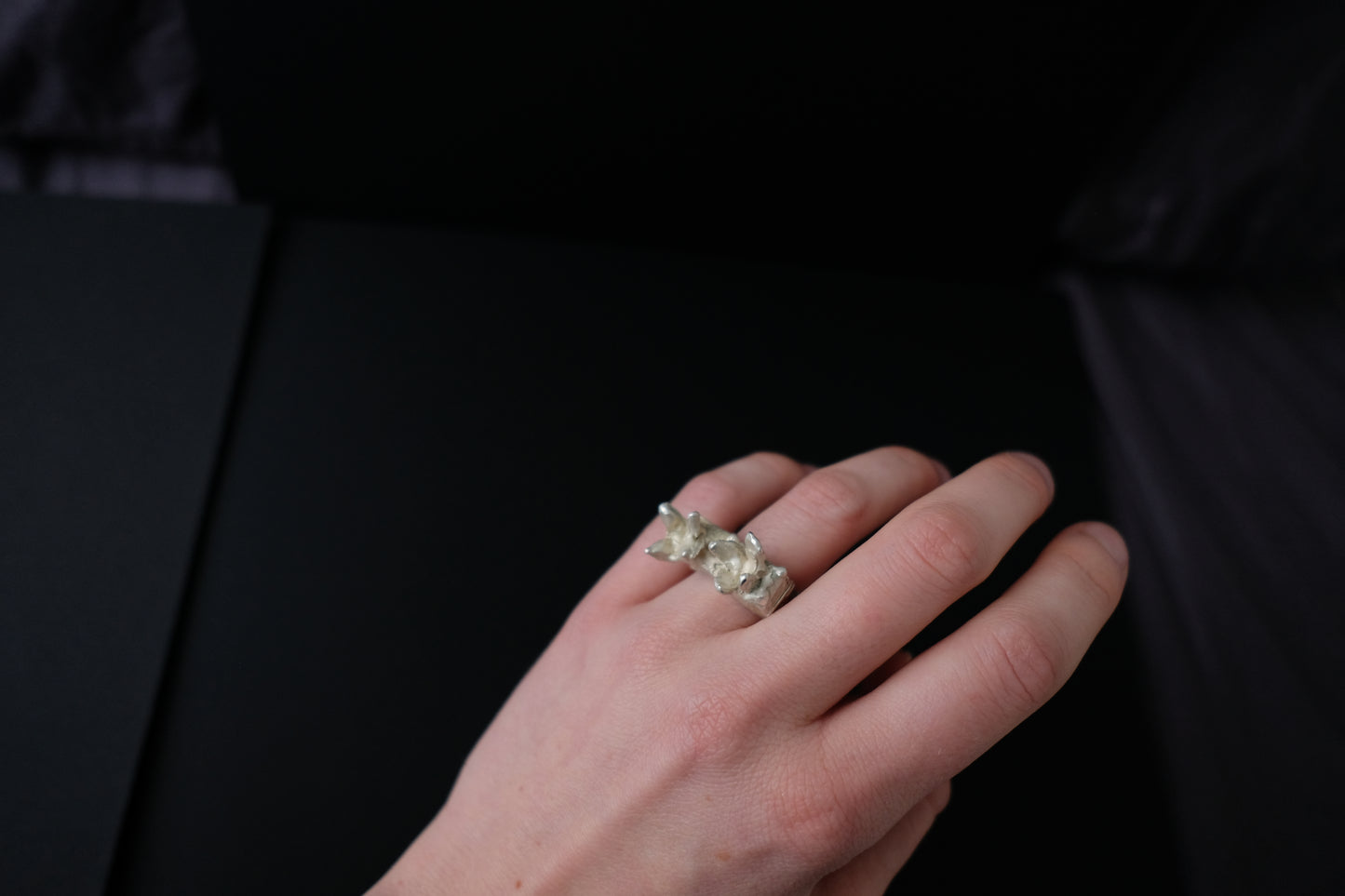 Two Flowers Ring